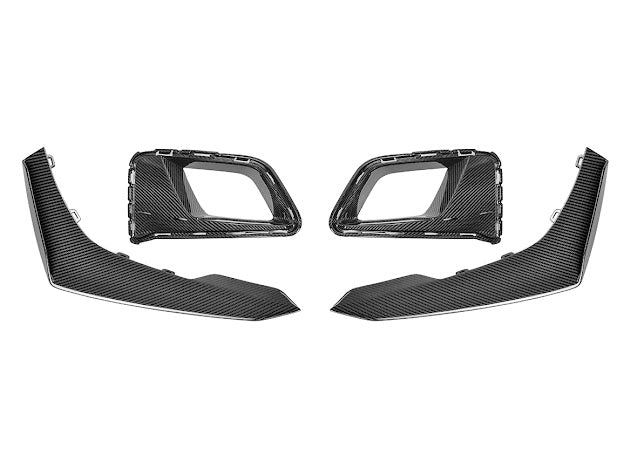 2017-UP CAMARO ZL1 1LE FRONT AIR DUCT BEZELS & CANARDS DIVE PLANES